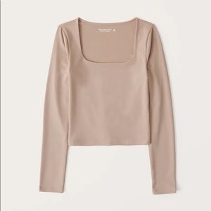 Abercrombie seamless long sleeve slim top